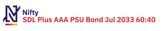Nifty SDL Plus AAA PSU Bond Jul 2033 60:40 Index